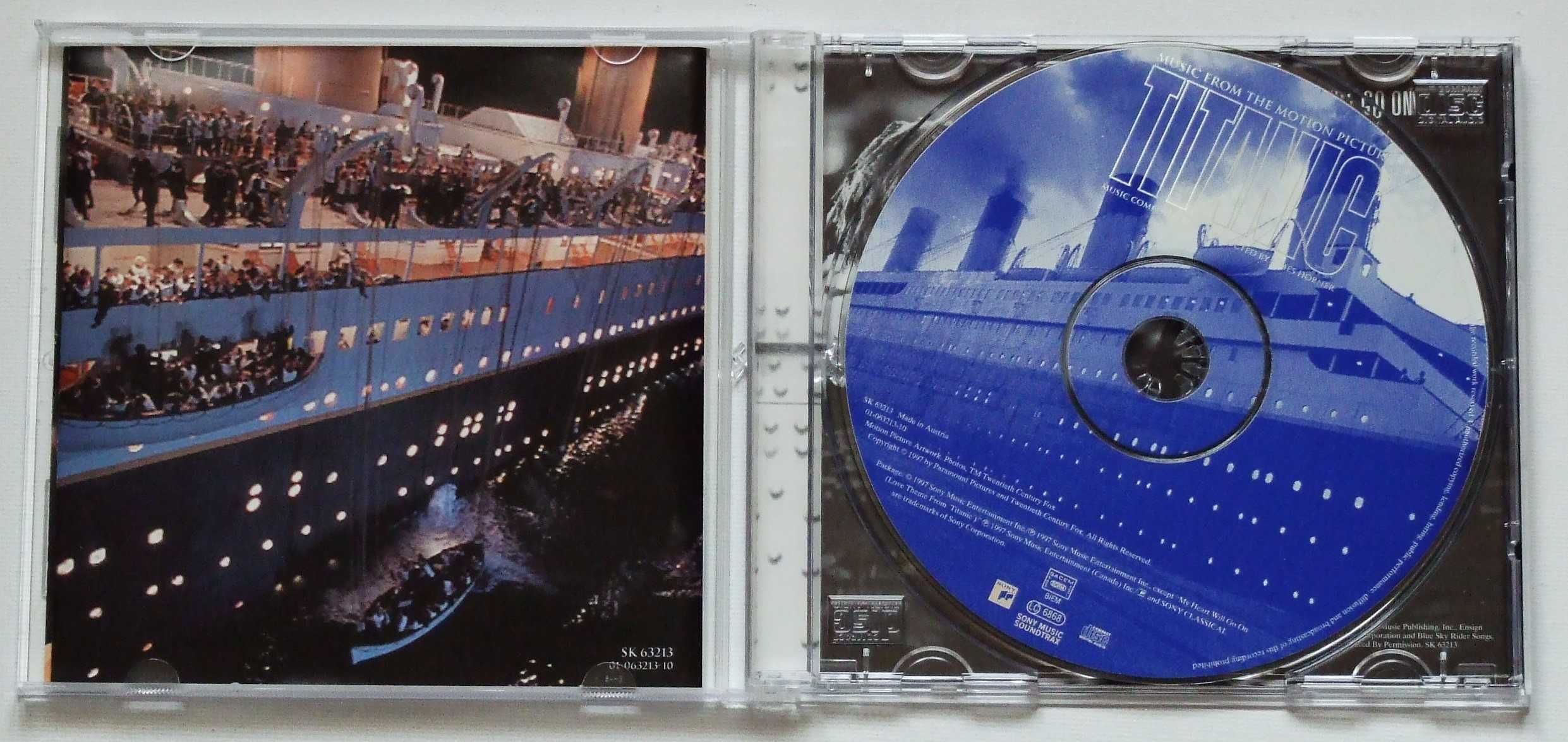 James Horner – Titanic (Music From The Motion Picture), CD