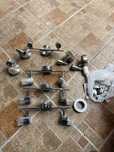 Lampy sufitowe halogen lampa zestaw nikiel 10szt ścienne kinkiet