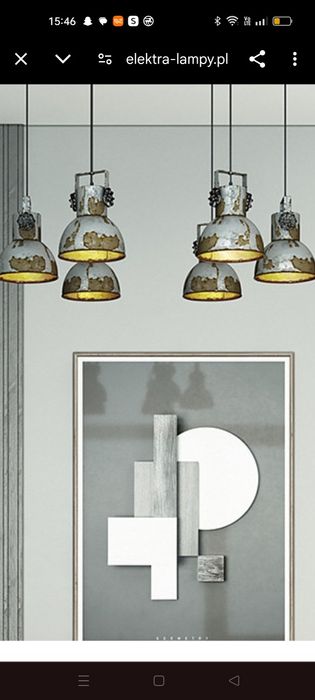 Lampa sześcioramienna