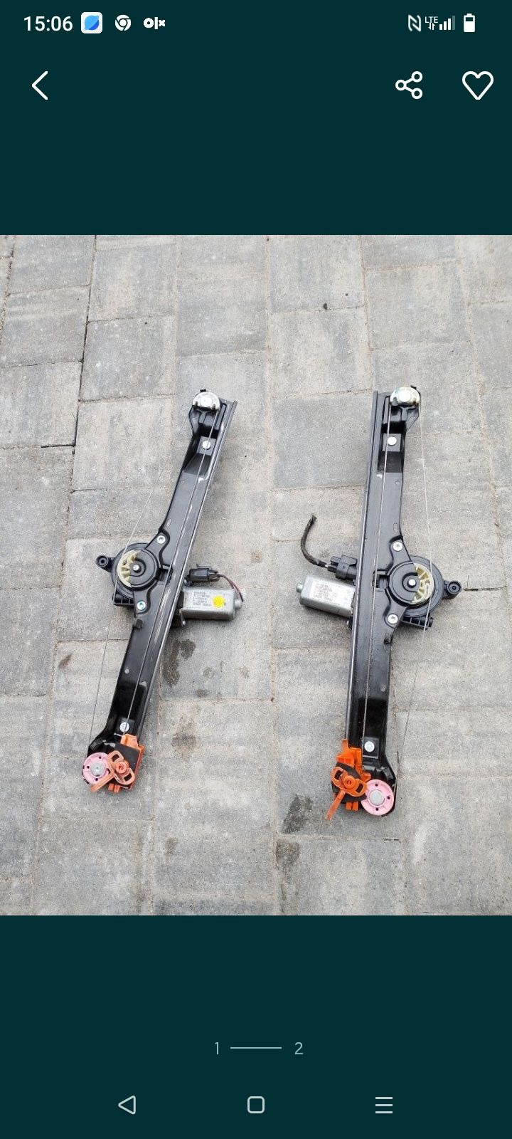 Mechanizm szyby fiat grande Punto