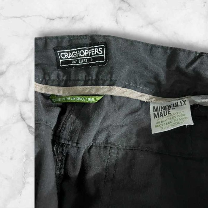 Świetne męskie spodnie trekkingowe Craghoppers rozmiar 52