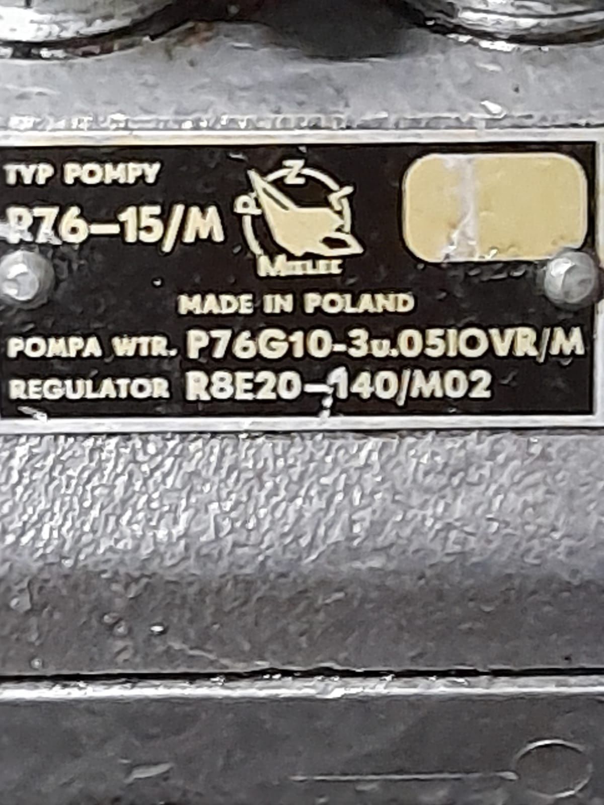 Pompa wtryskowa p76 15/m. P76g10