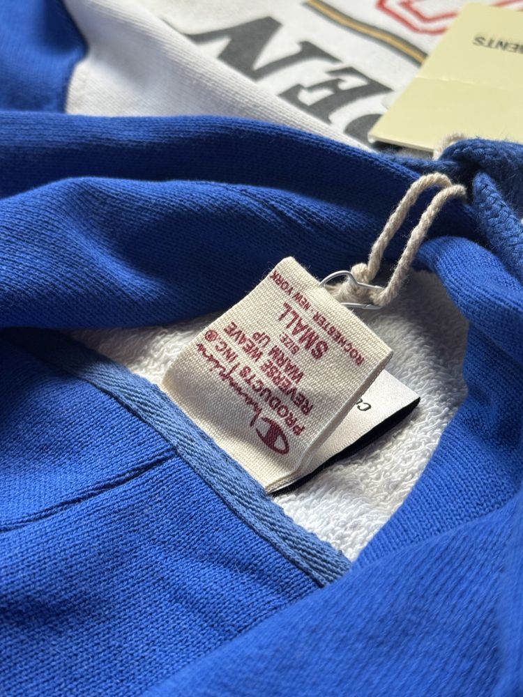 Худі Vetements х Champion Antwerpen Hoodie Blue And White.