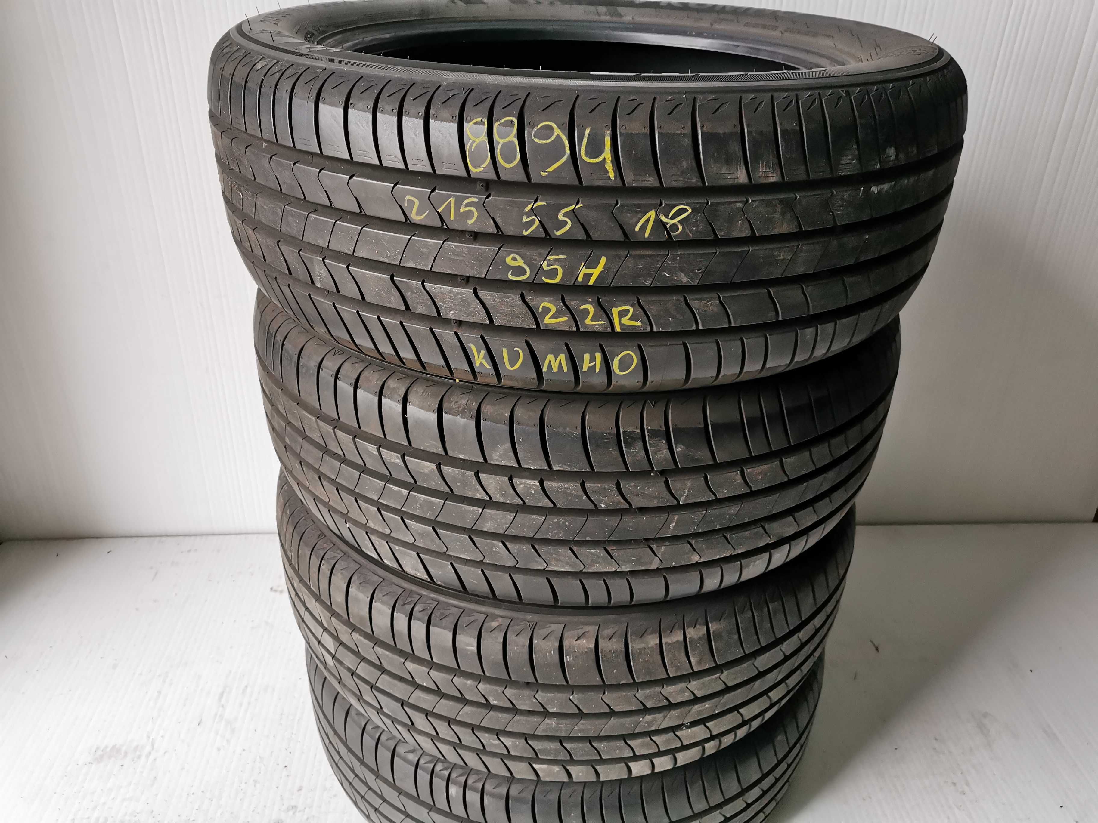WYPRZEDAŻ LATA!  Kumho Ecsta HS51 215/55r18 95H 2022r 7mm N8894