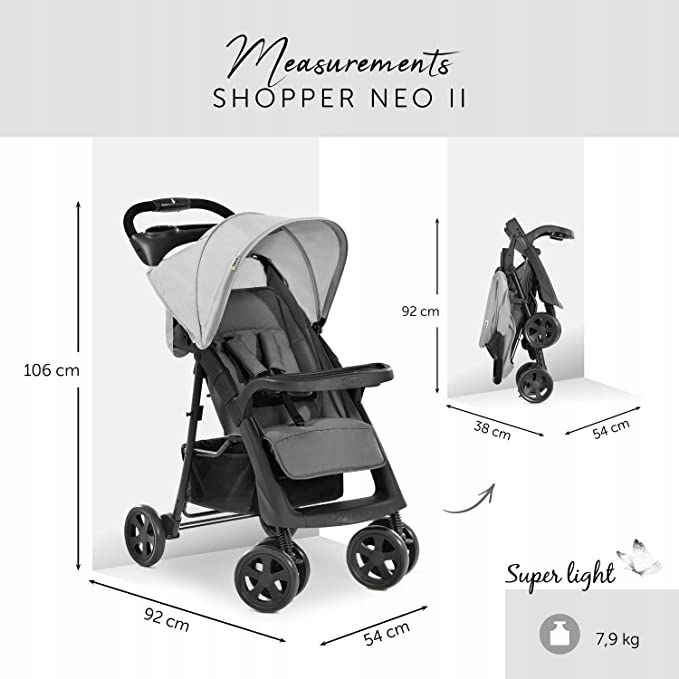 Hauck Shopper Neo Ii Wózek Spacerowy Spacerówka