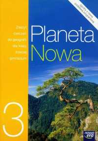 Planeta nowa 3. Geografia. Ćwiczenia. Gimnazjum. NOWA