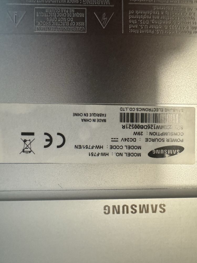 Soundbar Samsung HW-F751