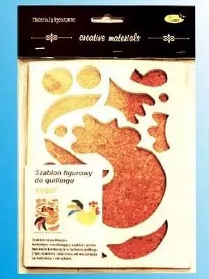 Szablon figurowy do quillingu kogut 14.5x19cm. Galeria Hobby
