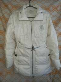 Куртка пуховик белого цвета Colin's  46 р.Германия.