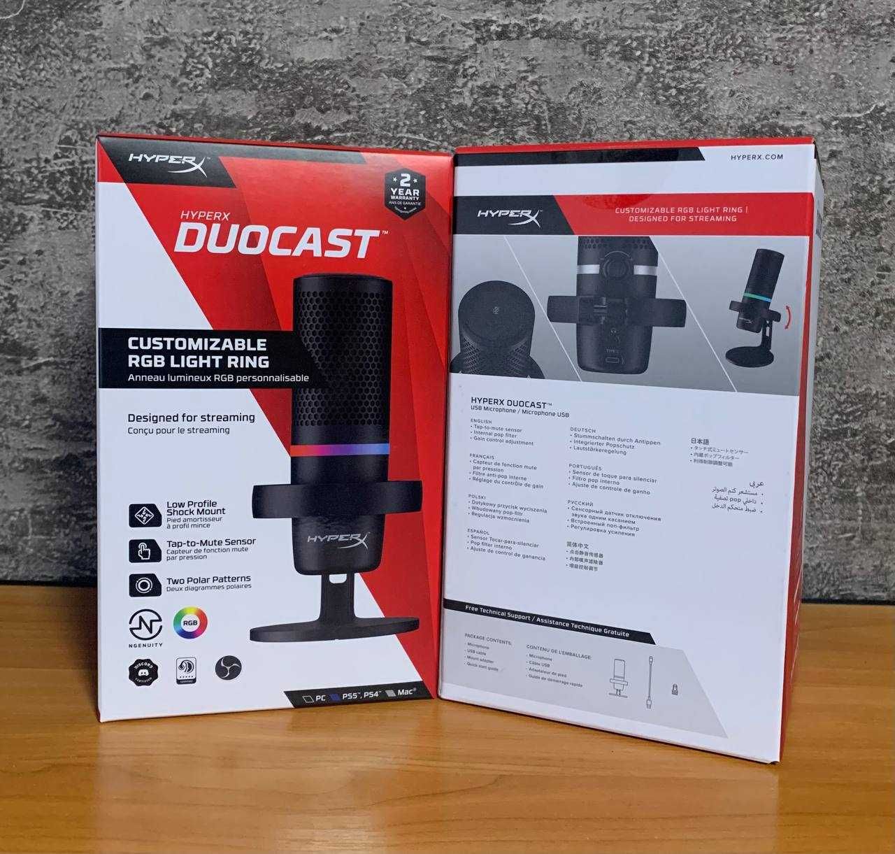 Мікрофон для ПК/ для стрімінгу, подкастів HyperX DuoCast