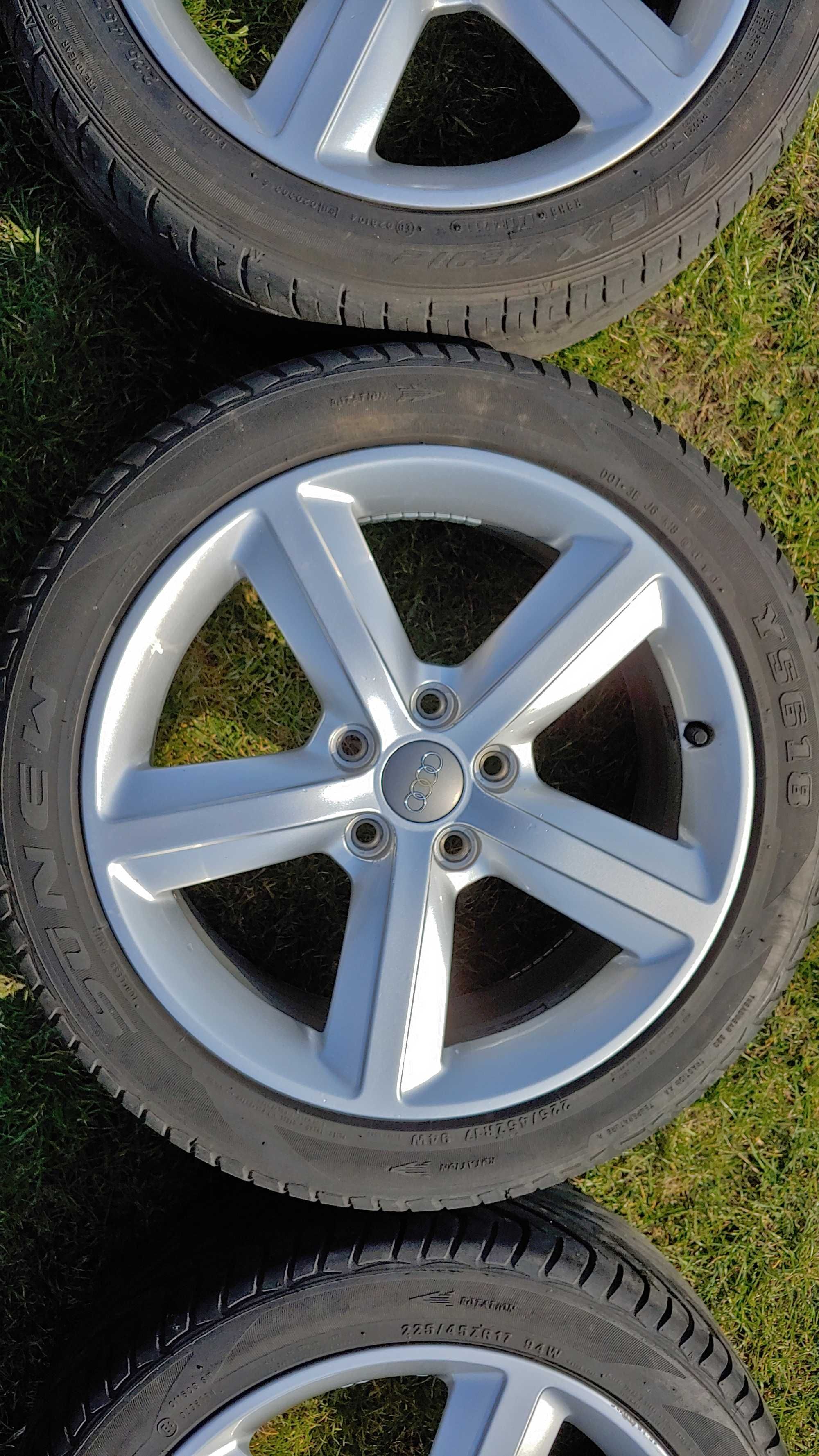 Opony koła Alusy Alufelgi Aluminiowe 17 Audi VW 5x112 S-Line Sline