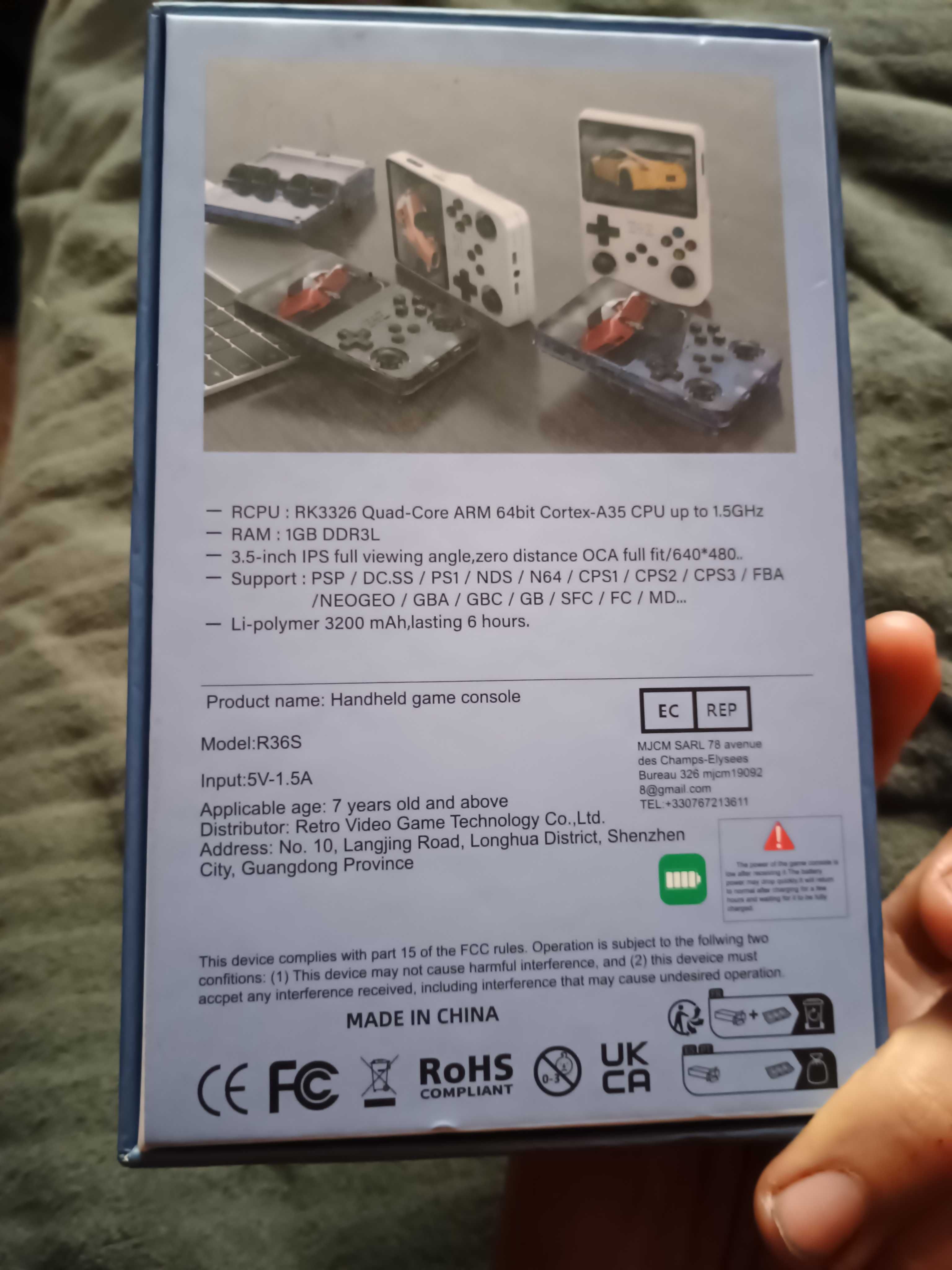 Игровая консоль Game Console Ігрова консоль R36s