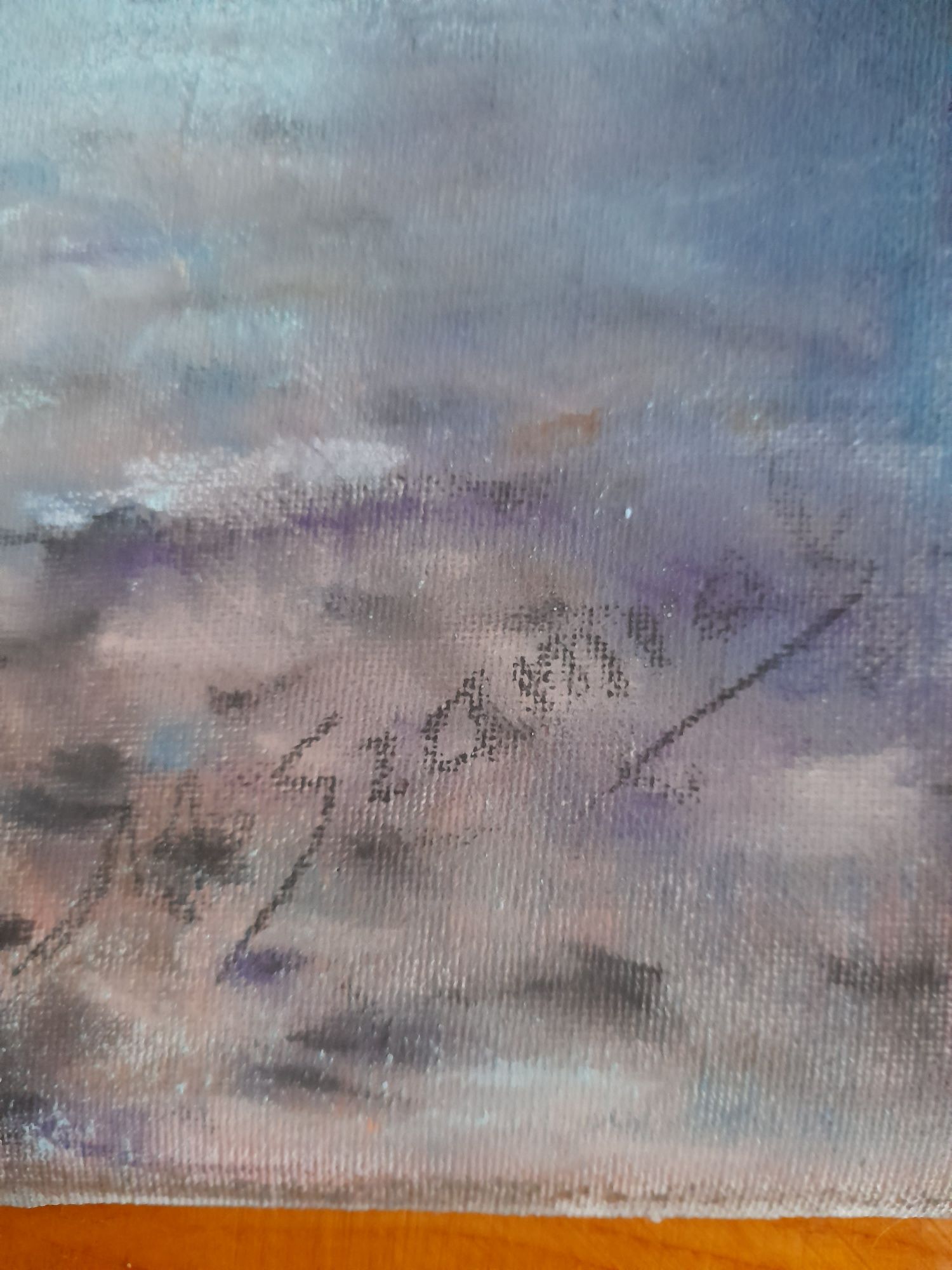 Morskie Oko obraz pastela 45x60