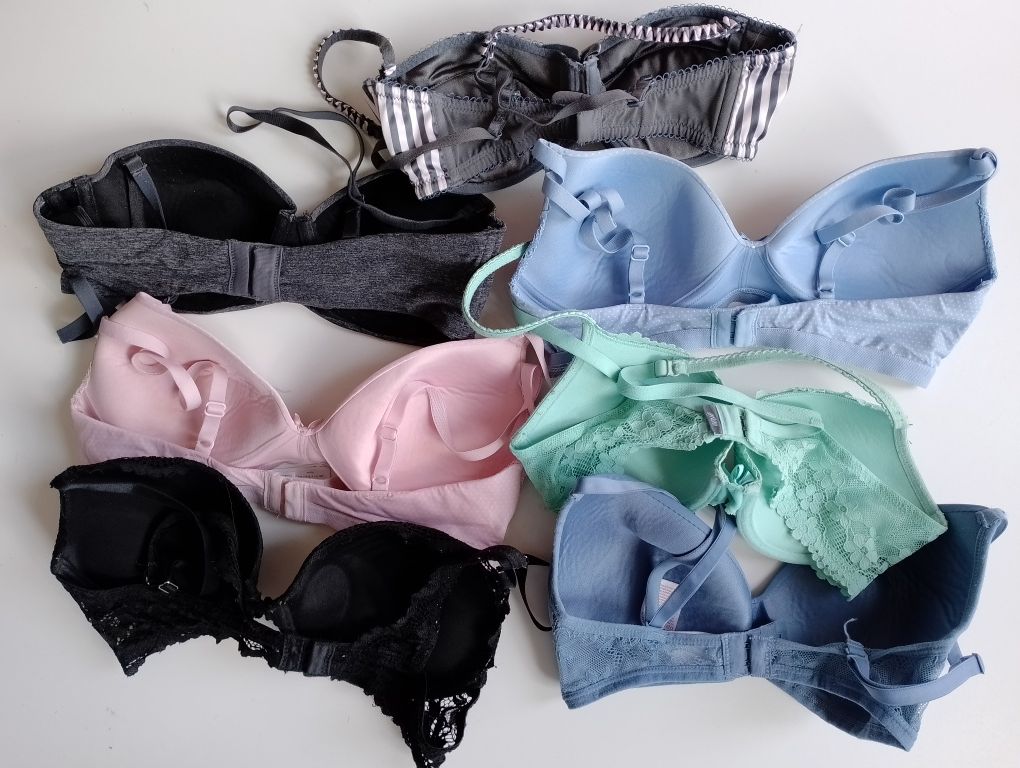 Zestaw biustonosz stanik 7 sztuk AERIE h&M