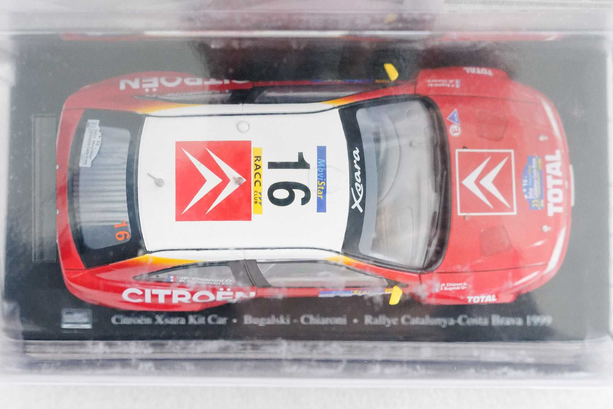 CITROEN XSARA KIT CAR 1:24 Hachette WRC 1999 Philippe Bugalski