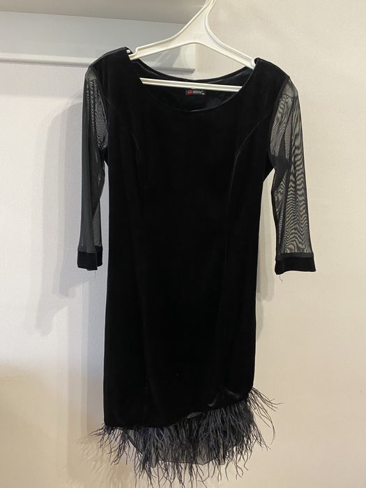 Сукня святкова, велюрова  с-м