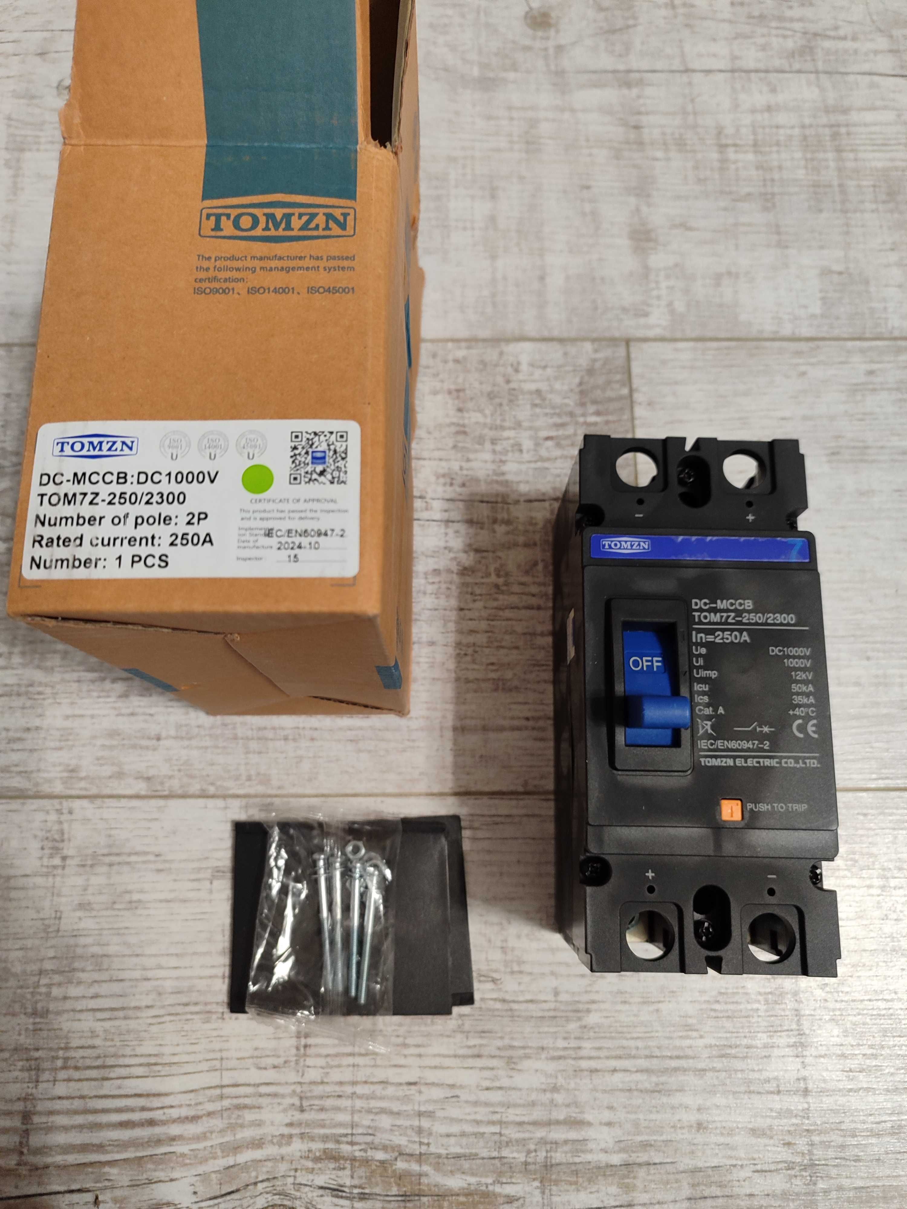 Автомат DC для акумуляторів TOMZN 250А 12-1000В / Deye 10-15