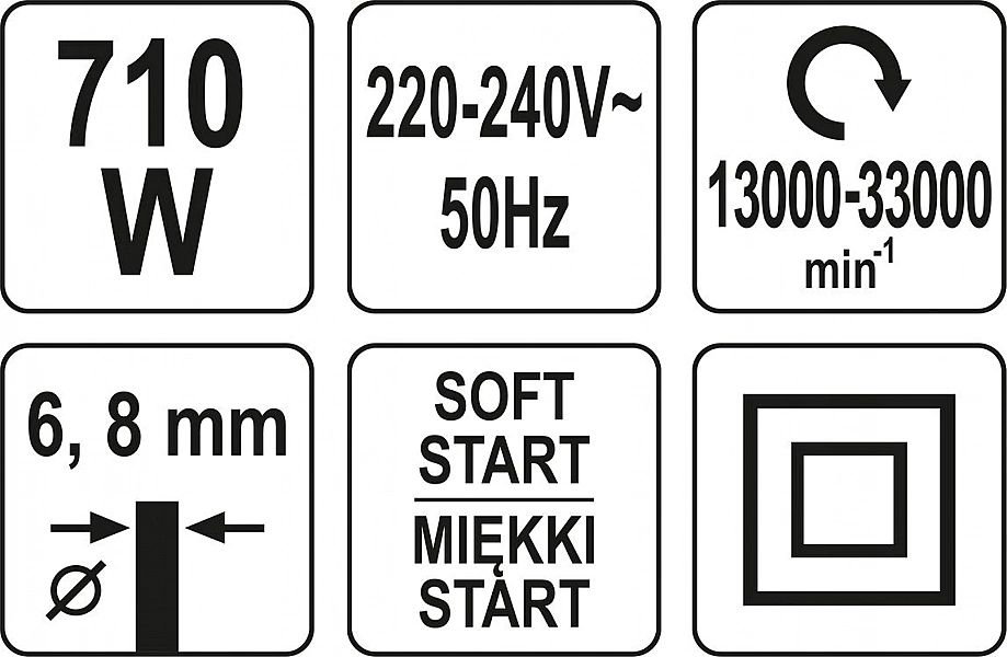 Frezarka Krawędziowa 710W Do Laminatów +Sanki Yato