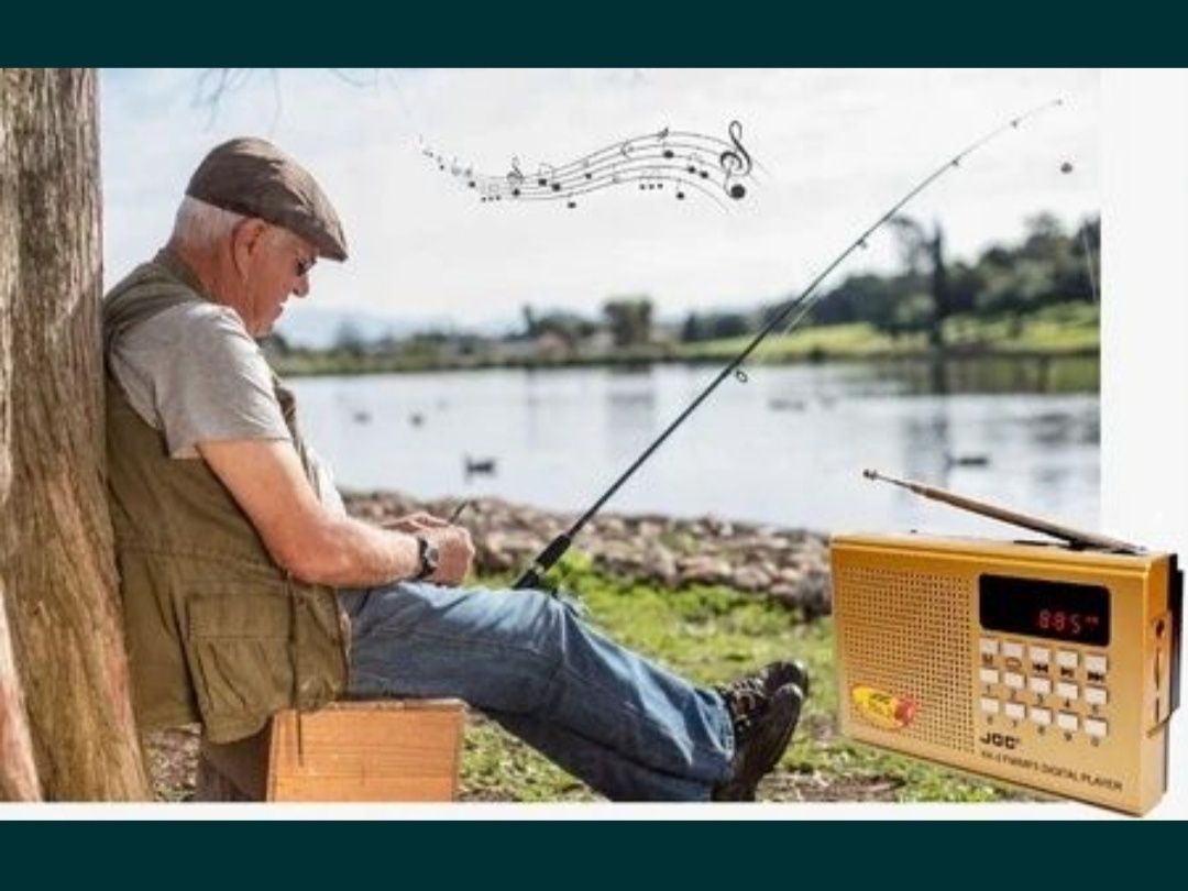 Radio turystyczne domowe mini przenośne na akumulator Bluetooth MP3