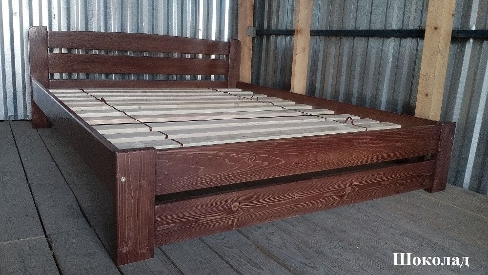 Ліжко з сосни массив дерева Оскар .Соснове ліжко. Кровать деревянная