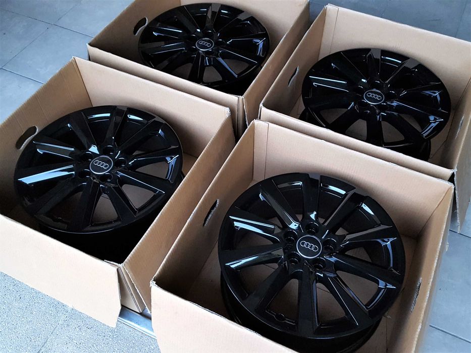 Alufelgi 16 5x100 Audi A1 A3 8L TT Seat Ibiza Leon Arona Czarne ! 489#