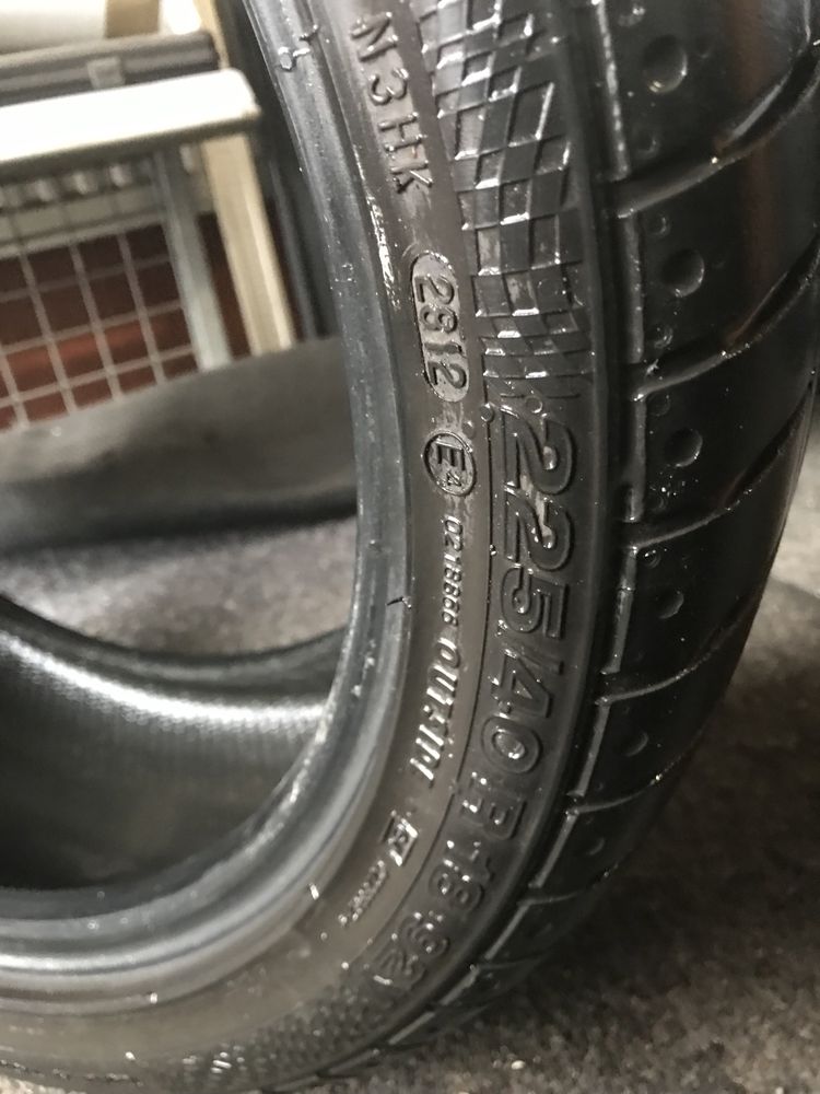 1 szt,opona letnia 12r.5 mm 225/40R18 Continental ContiSportContact 2