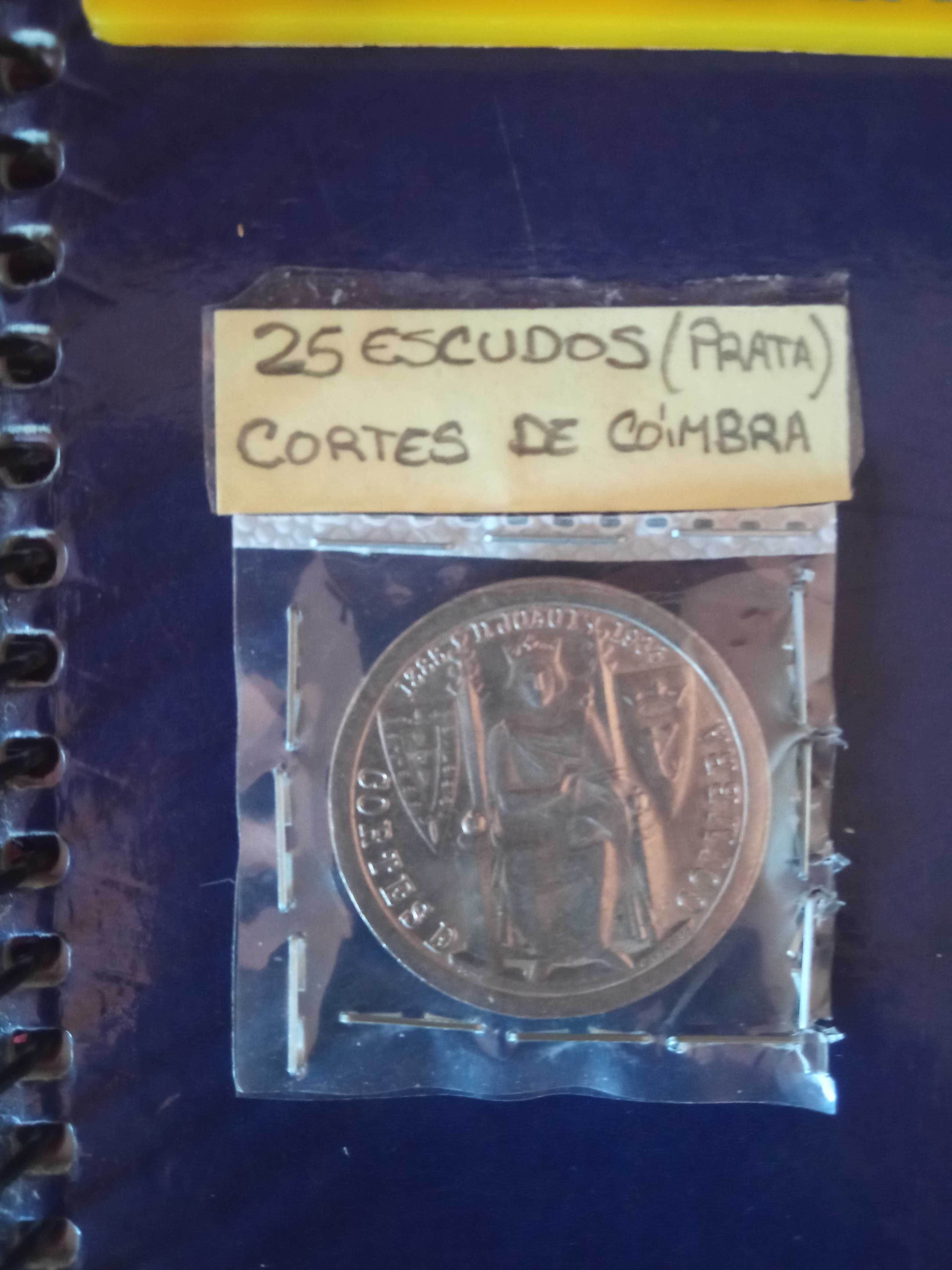 Moeda 25 Escudos Em Prata