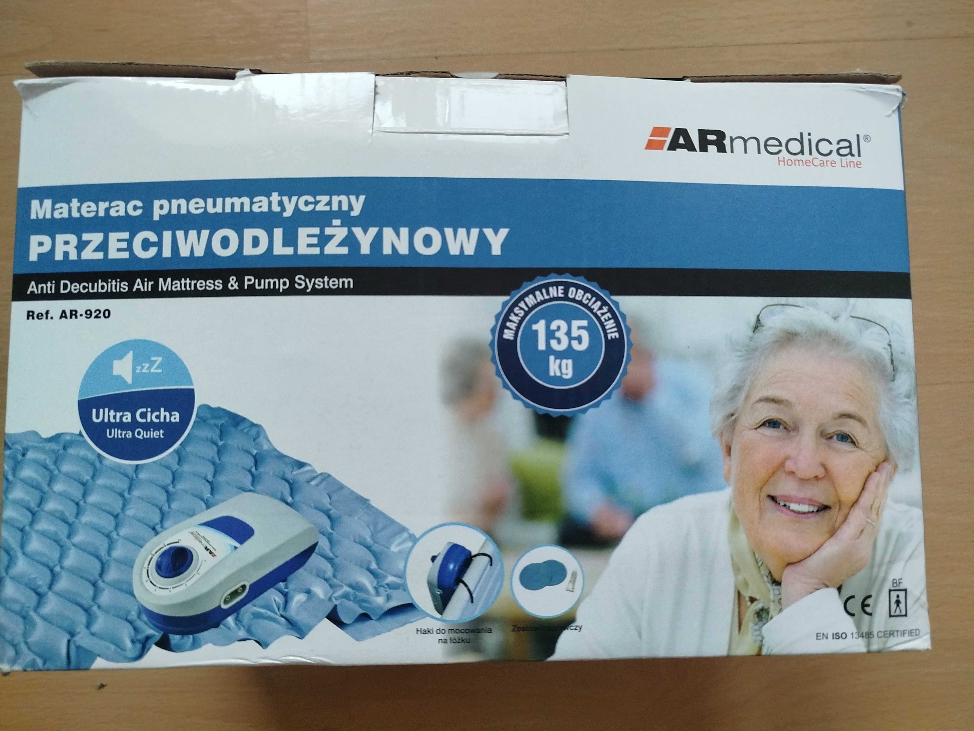 Sprzedam Materac Przeciwodleżynowy  bąbelkowy Pneumatyczny z  pompą.