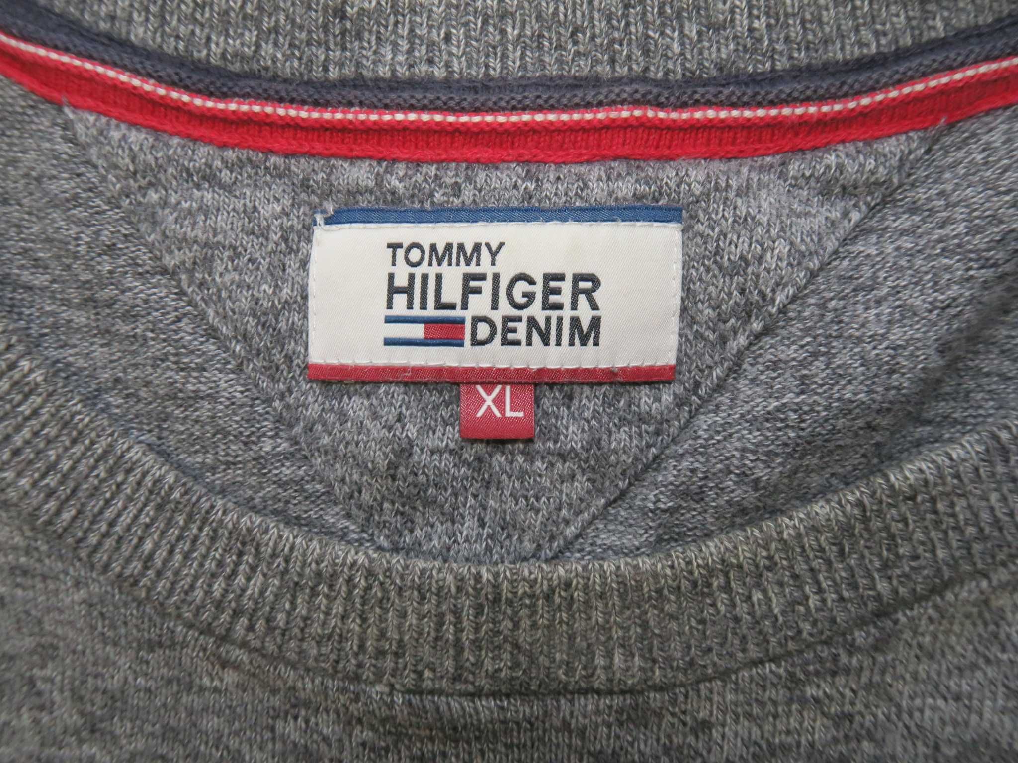 Tommy Hilfiger sweter melanż XL