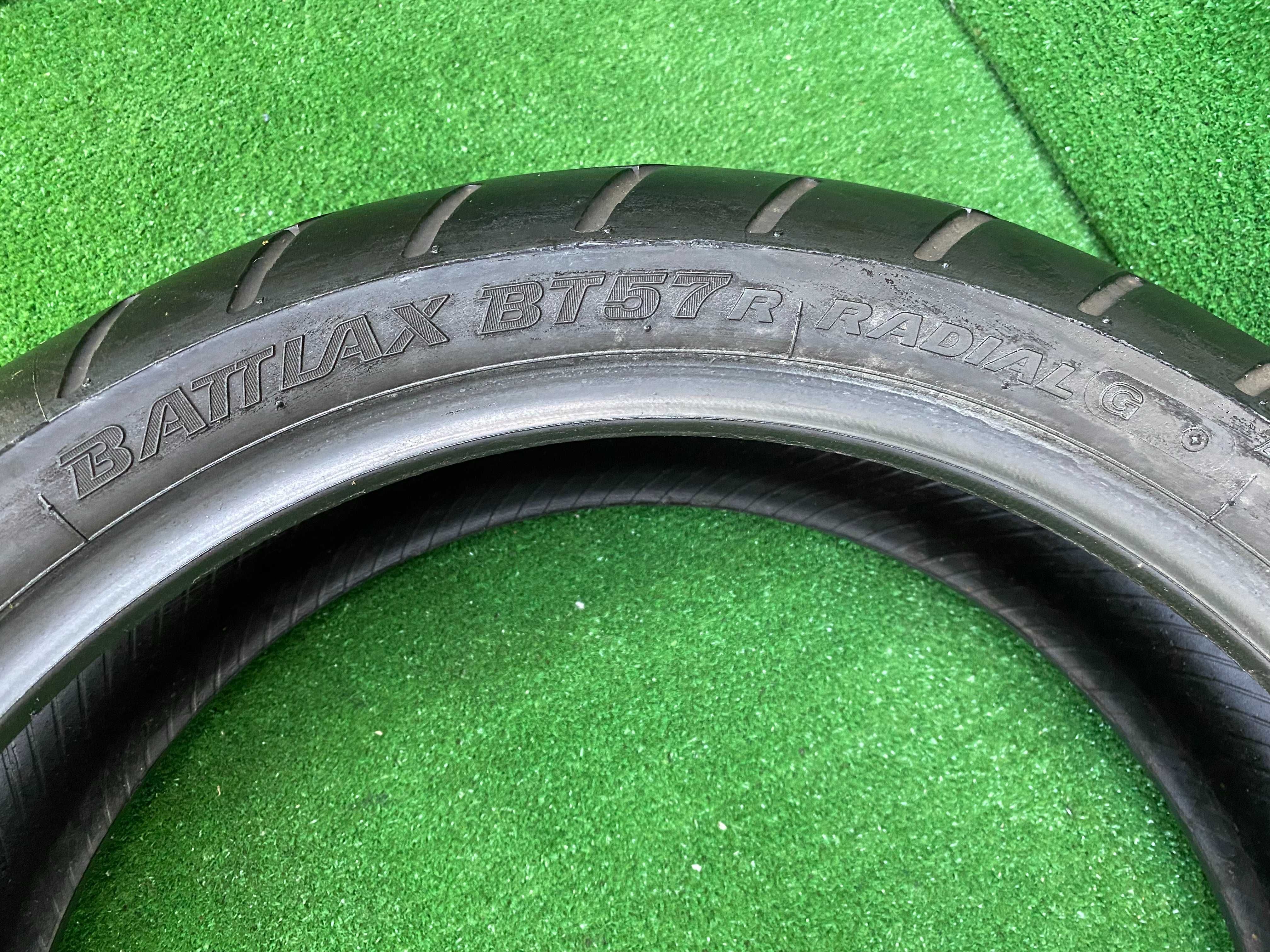 180/55/17 bridgestone bt57 pneu usado mota