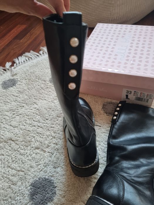 kozaki dla dziewczynki r.33 ccc nelli blu