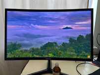 Монітор Samsung Odyssey CRG5 24” (144 Гц, вигнутий)