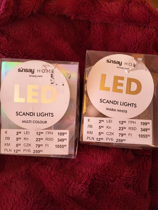 Światełka LED 3 metry