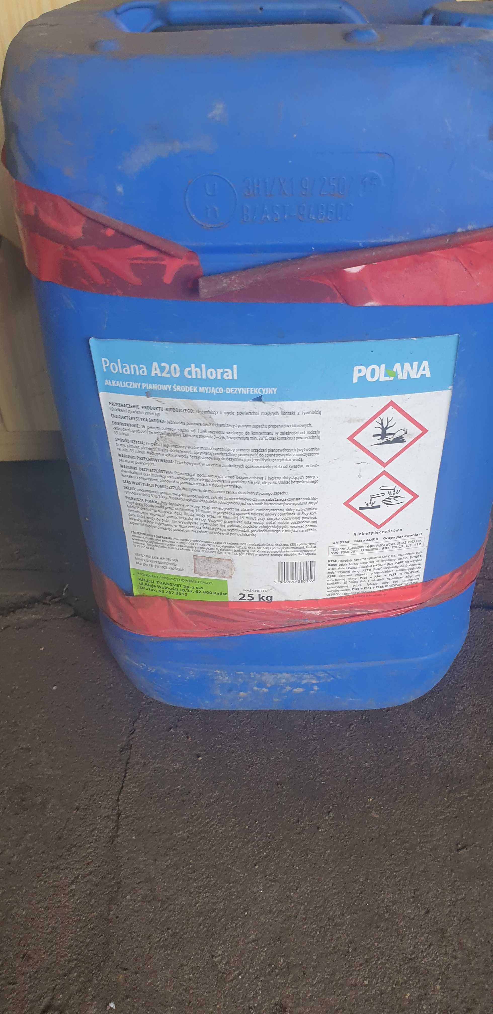 Polana A20 Chloral środek czyszczący 25kg