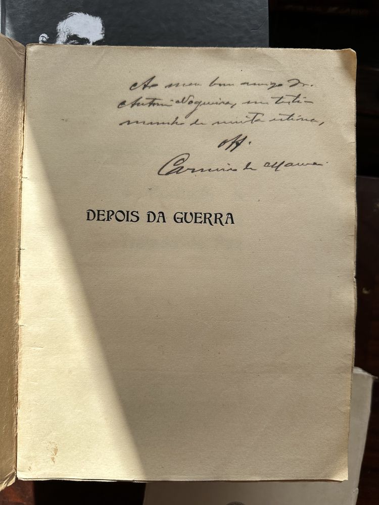 livro raro de Carneiro de Moura - Depois da Guerra - Portugal e o Tratado de Paz.