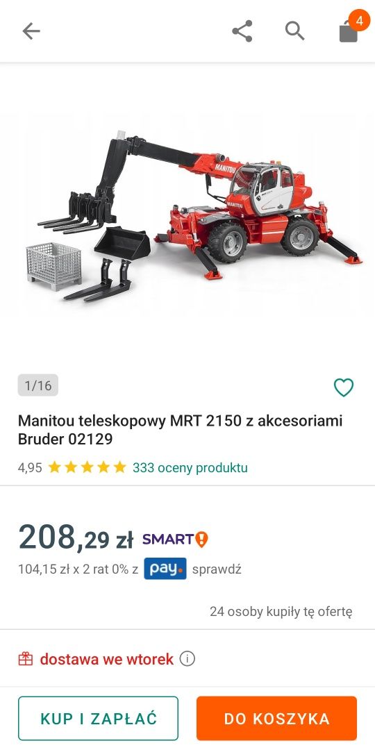 Sprzedam  zabawkę manitou