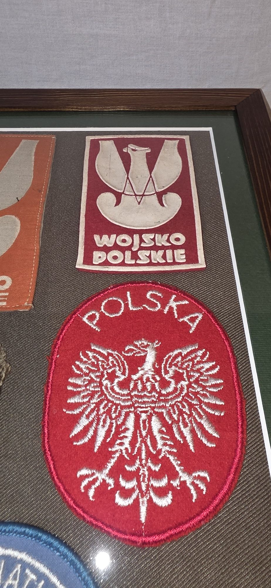 Zestaw historycznych naszywek Wojska Polskiego i ONZ