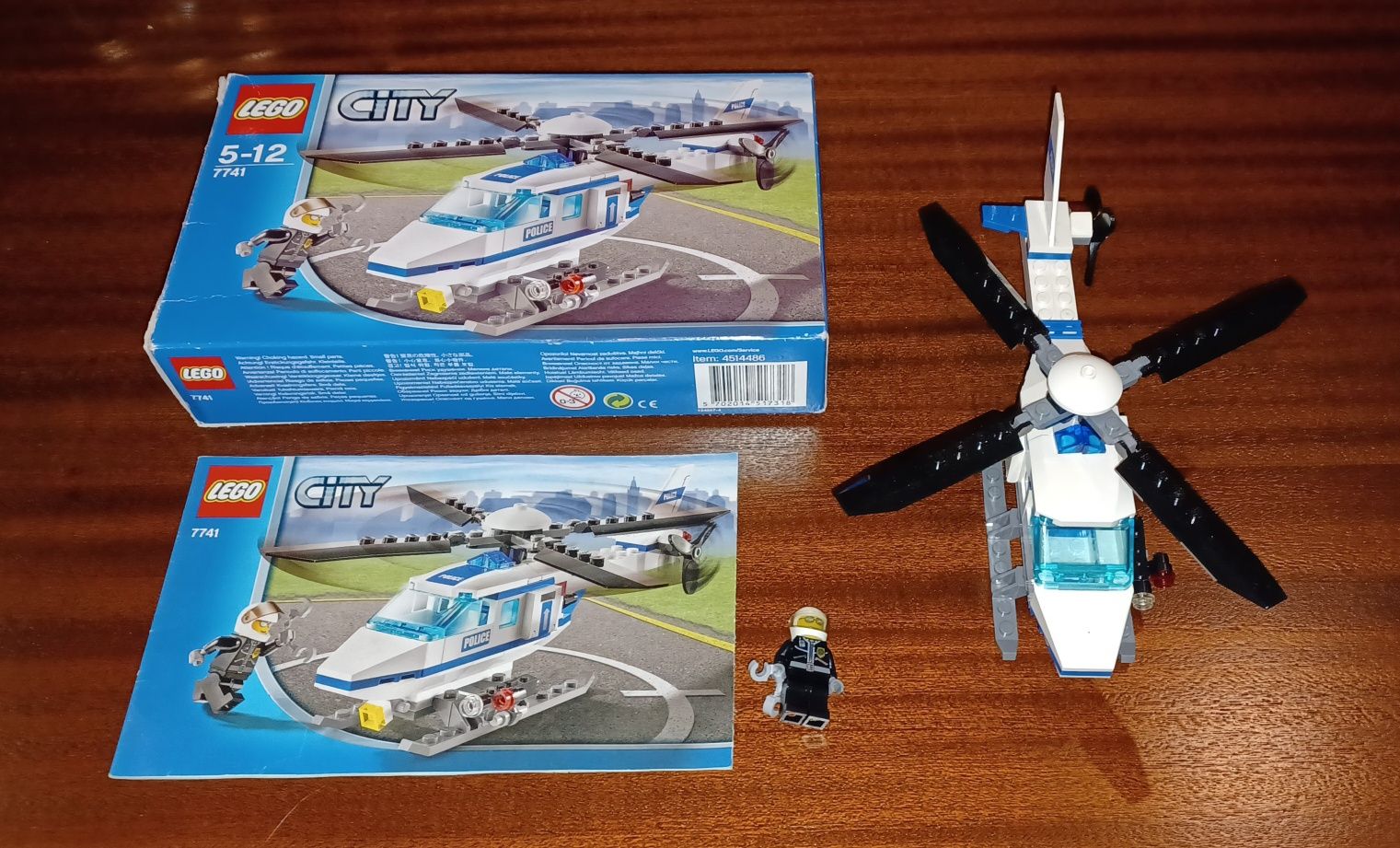 LEGO City set 7741 Helicóptero Polícia