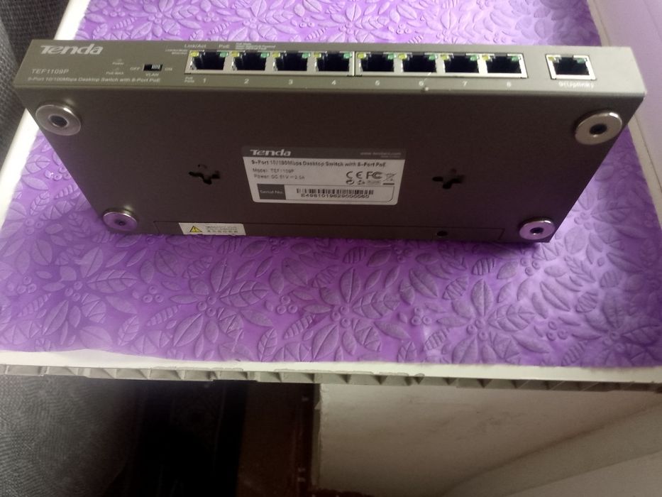 Свитч-Коммутатор Tenda TEF-1109P