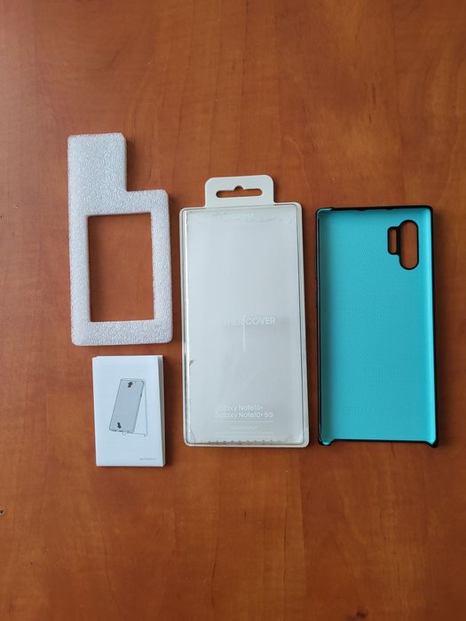 Oryginalne, czarne etui silikonowe do Samsung galaxy note 10+
