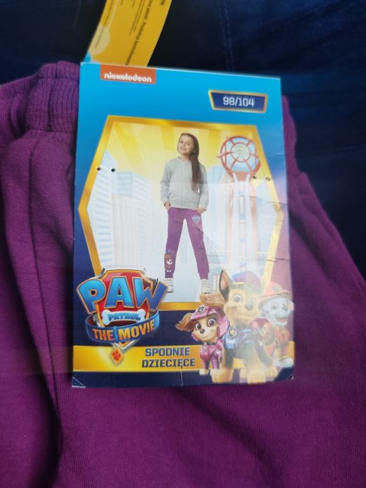Spodnie dresowe 98/104 Nowe Psi patrol