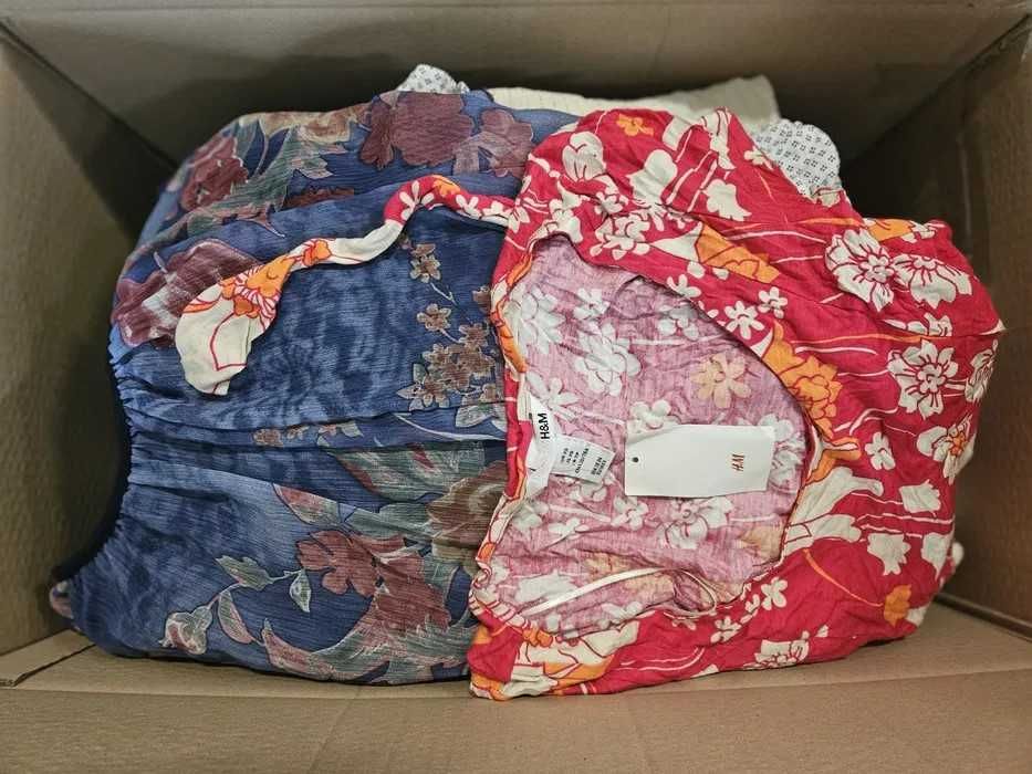 Pakiet 10kg odzież letnia damska. Cream + pierwszy gatunek. Wys olx