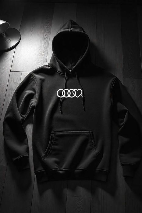 Męska Czarna Bluza M Miłość Audi Pasja