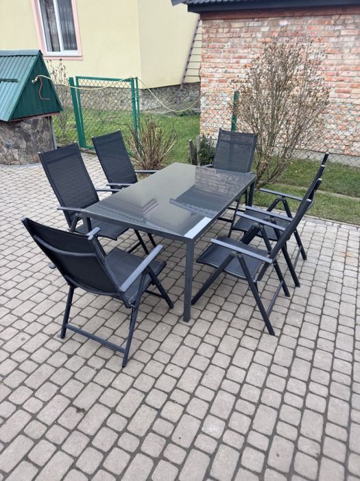 Садові меблі стіл 6 крісел (0037) меблі на терасу