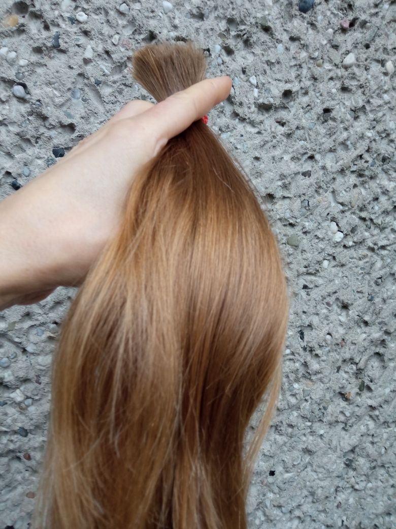 Naturalne włosy dziewicze, słowiańskie 81g. 30cm ~33cm.