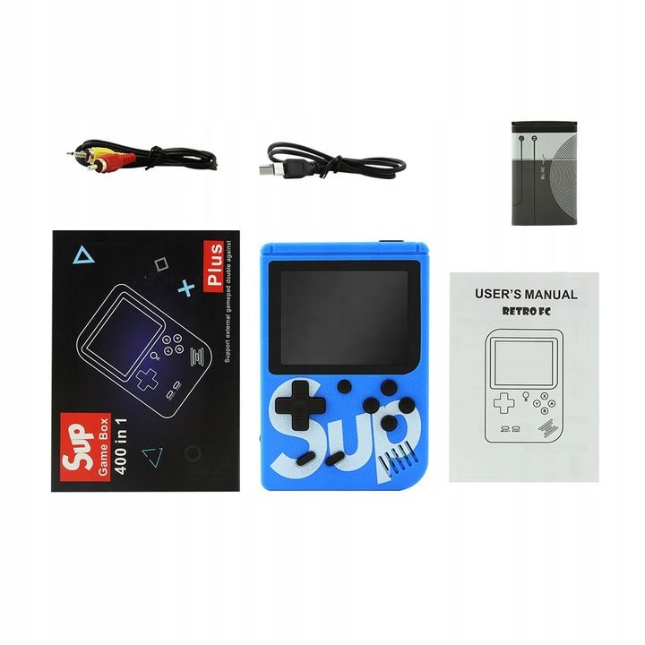 Mini Przenośna Konsola Retro Gra 400 W 1 Gameboy Ekran 3.0