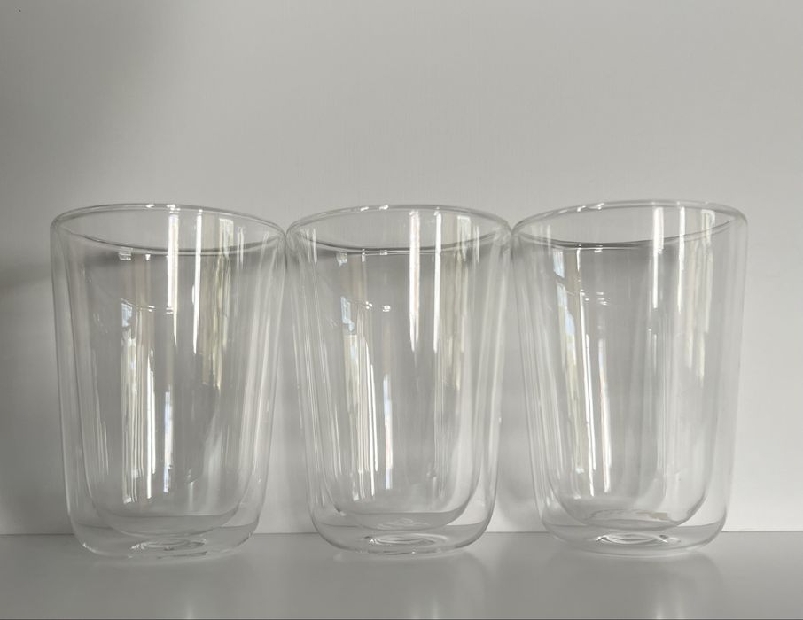 Szklanki do capuccino termiczne z podwójnego szkła 310 ml