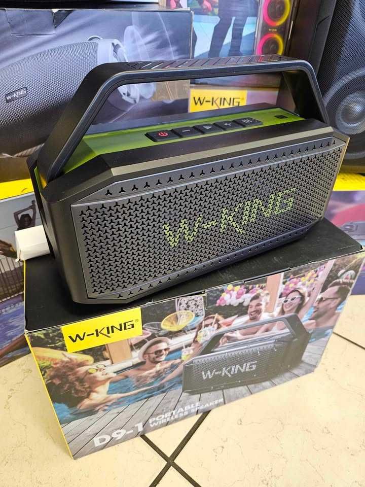 Głośnik Bluetooth NFC 40h 60W 40h Bas  W-KING bezprzewodowy