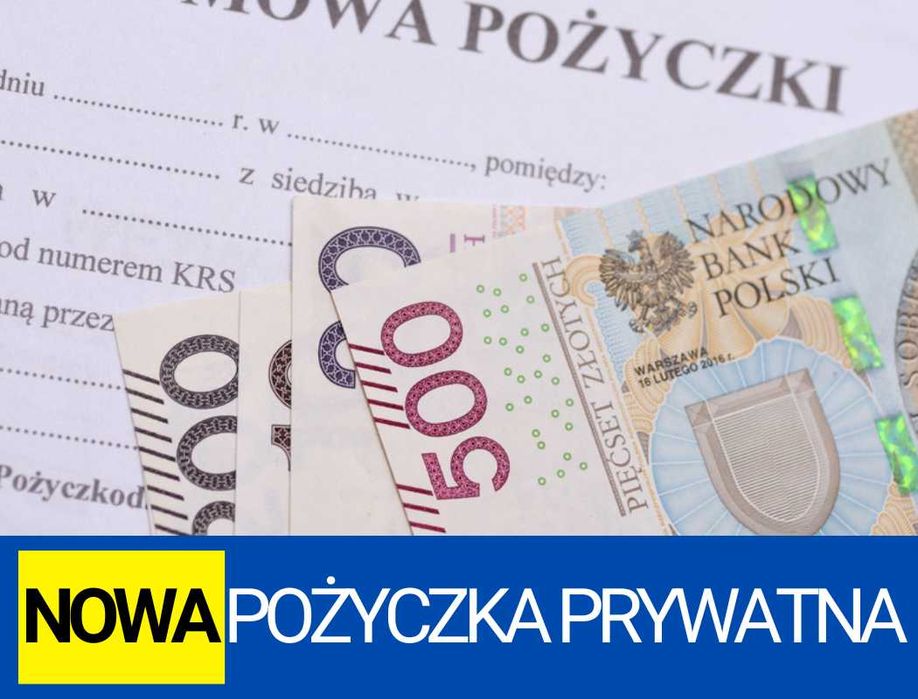 Nowa Pożyczka Prywatna na Dowód, 800+ od Ręki