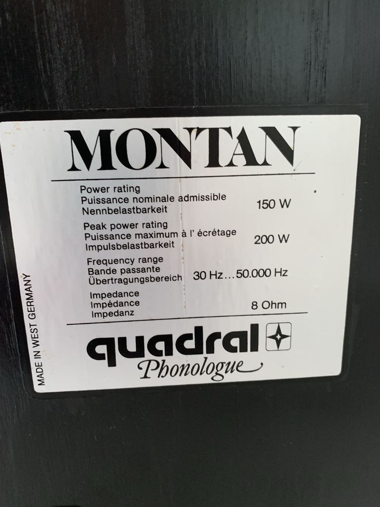 Quadral Montan MKIII